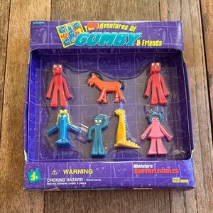 Gumby & Friends Miniature Superflexibles Toy Set
